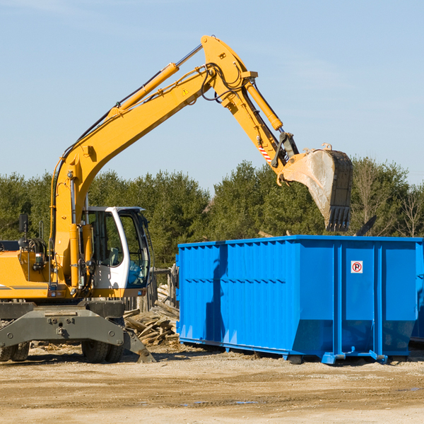 what size residential dumpster rentals are available in Orme Tennessee